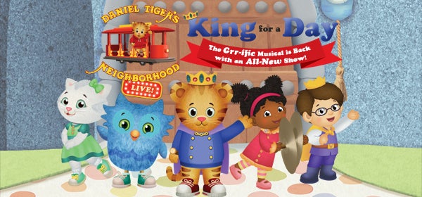 daniel tiger 39 s neighborhood live king for a day lovett auditorium seating chart