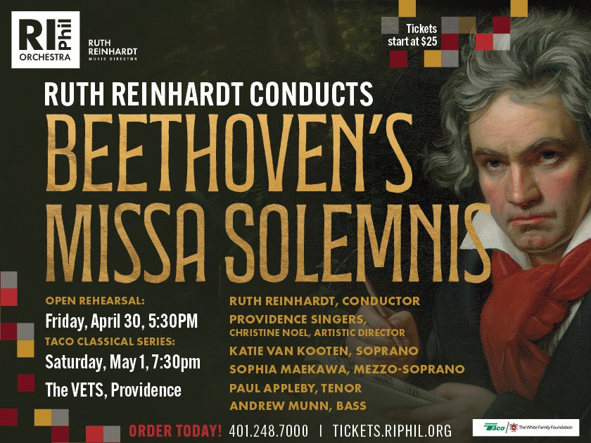 More Info for Ruth Conducts Beethoven's Missa Solemnis