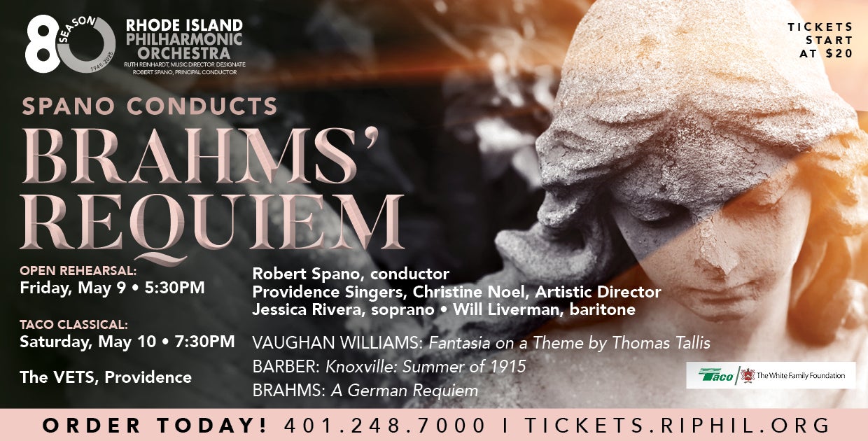 Spano Conducts Brahms' Requiem